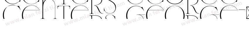 Centers George字体转换